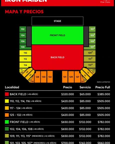Iron Maiden regresa a Colombia el domingo 11 de octubre de 2026