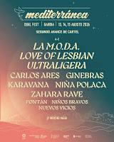 Confirmaciones del Mediterránea Festival 2026 en Gandía