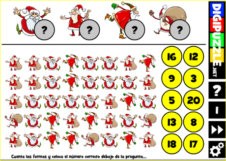 Contar Papá Noeles.