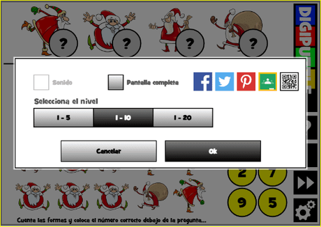 Contar Papá Noeles.