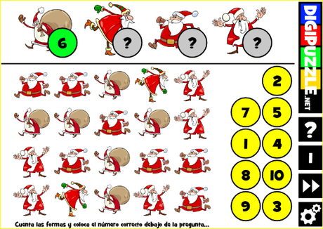 Contar Papá Noeles.