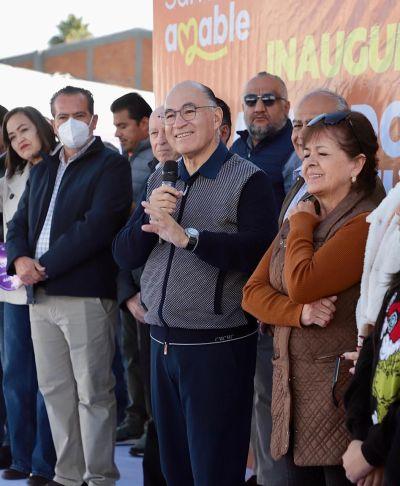 Alcalde Galindo entrega calles rehabilitadas en la colonia Burócratas del Estado