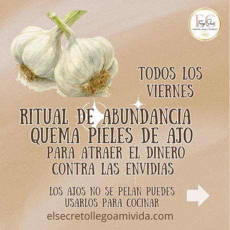 🌟 Ritual de los Ajos para el Dinero