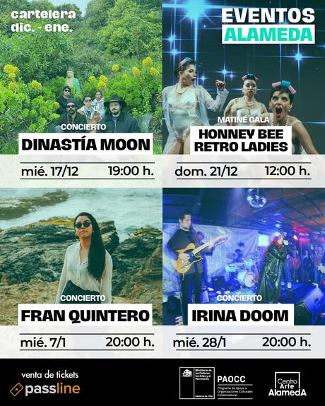 Descubre la Cartelera del Centro Arte Alameda del 18 al 23 de diciembre