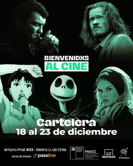 Descubre la Cartelera del Centro Arte Alameda del 18 al 23 de diciembre