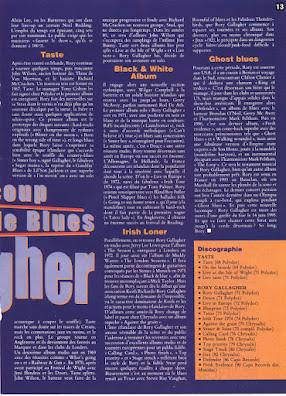 14/07/1995 RORY GALLAGHER SENTIRSE TRISTE. Escrito por Romain Decoret.