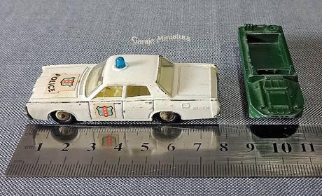 D.U.K.W. y Mercury Police Car piezas #55 de Matchbox