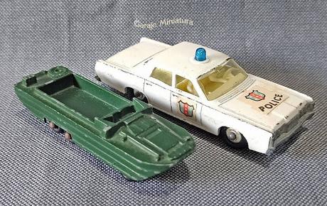 D.U.K.W. y Mercury Police Car piezas #55 de Matchbox