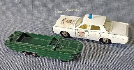 D.U.K.W. y Mercury Police Car piezas #55 de Matchbox