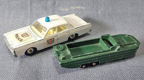 D.U.K.W. y Mercury Police Car piezas #55 de Matchbox