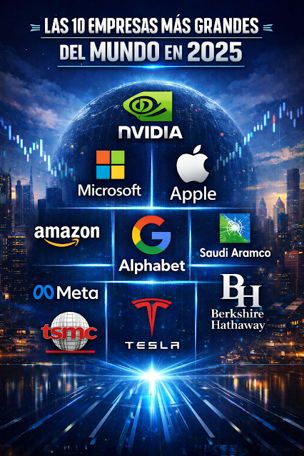 Las 10 empresas más grandes del mundo en 2025: tecnología, poder y el nuevo orden económico global