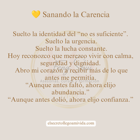 ✨ Carta al Dinero Cierra este 2025 Sanando tu relación con el dinero