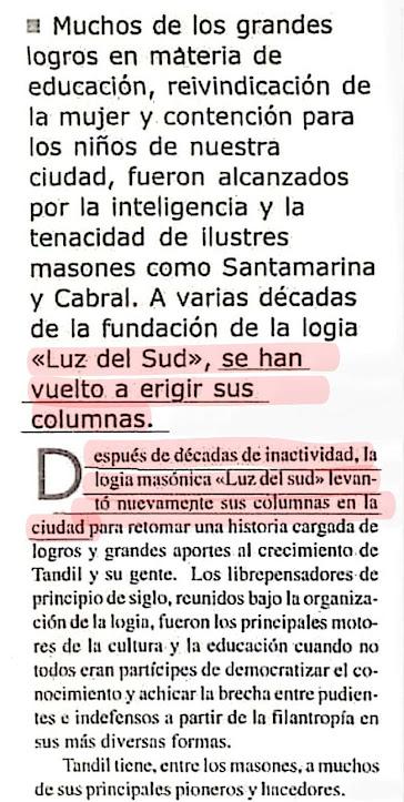 Masones en Tandil: secretos, códigos y ritos