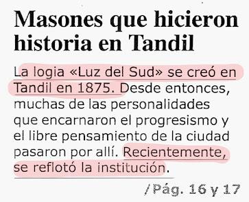 Masones en Tandil: secretos, códigos y ritos