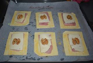 Cuadraditos de hojaldre Cuadraditos de hojaldre