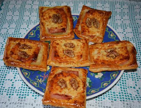 Cuadraditos de hojaldre Cuadraditos de hojaldre