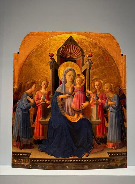 zanobo strozzi La virgen y el niño entronizados con cuatro angeles