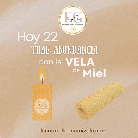 ☀️Ritual Abundancia Vela de Miel, Canela y Azúcar☀️