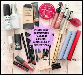 Productos terminados (Vol.103) Especial maquillaje y Project Pan