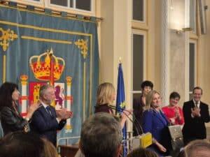 Elma Saiz, nueva portavoz del Gobierno: «Son tiempos difíciles y no podemos vivir de espaldas a ellos»