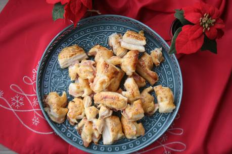 Estrellas de hojaldre con jamón york y queso Estrellas de hojaldre con jamón york y queso El Ágora de Ángeles