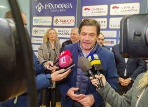 Monaguillos del Campo de Calatrava visitan la Diputación de Ciudad Real guiados por su presidente