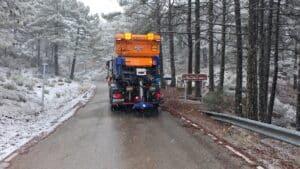 Situación «bastante normalizada» en la red de carreteras de Albacete gracias al operativo especial de la Diputación