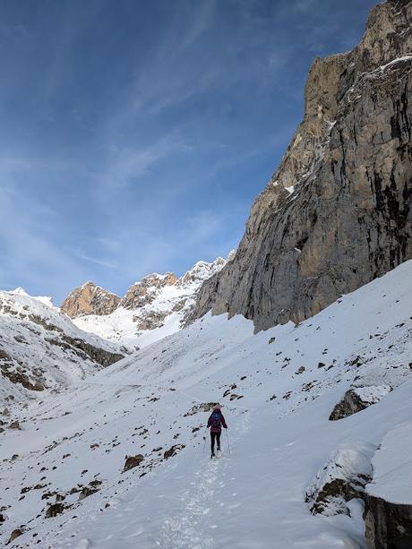 Cabaña Verónica desde El Cable (Invernal)