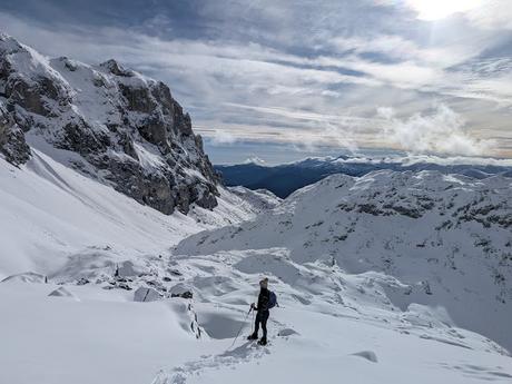Cabaña Verónica desde El Cable (Invernal)