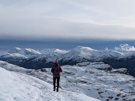 Cabaña Verónica desde El Cable (Invernal)