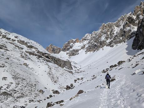 Cabaña Verónica desde El Cable (Invernal)