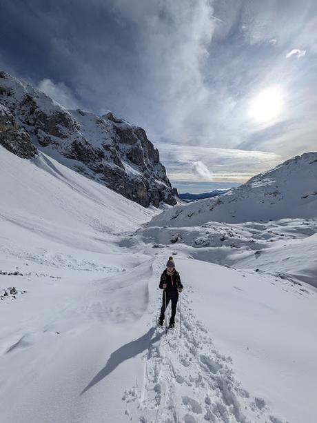 Cabaña Verónica desde El Cable (Invernal)