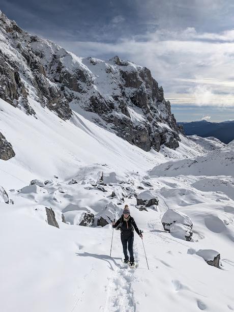 Cabaña Verónica desde El Cable (Invernal)