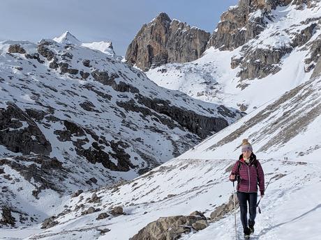 Cabaña Verónica desde El Cable (Invernal)