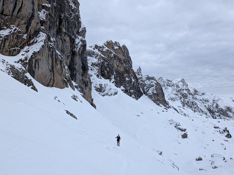 Cabaña Verónica desde El Cable (Invernal)