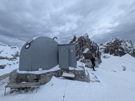 Cabaña Verónica desde El Cable (Invernal)
