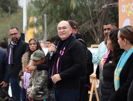 Con intenso ritmo de trabajo, Alcalde Galindo entrega nueva obra en colonia Himno Nacional