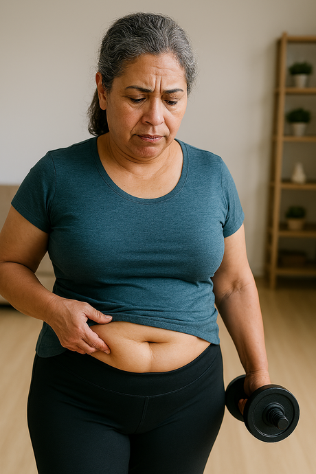 Por qué es difícil bajar de peso después de los 55