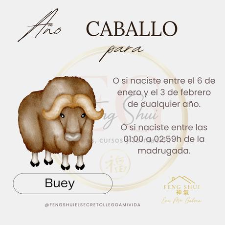 Horóscopo chino para el Buey en 2026
