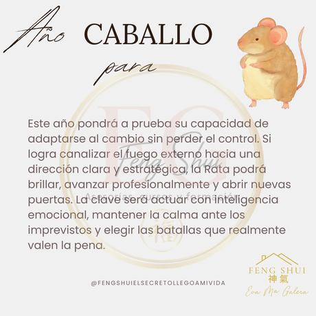 Horóscopo chino de la Rata en 2026