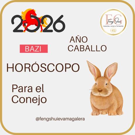 Horóscopo chino para el conejo en 2026