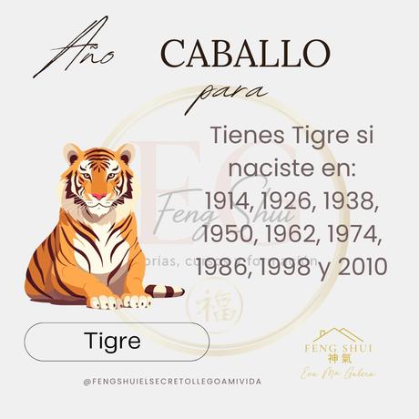Horóscopo chino para el Tigres en 2026