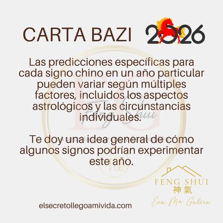 Horóscopo chino para el Tigres en 2026