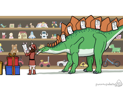 Las escenas dinonavideñas de Ponnnoyakata