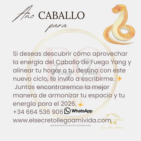 Horóscopo chino para la Serpiente en 2026