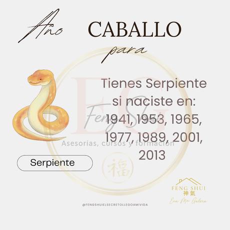 Horóscopo chino para la Serpiente en 2026