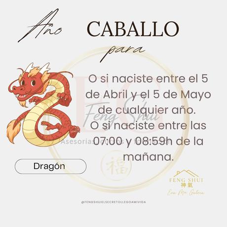 Horóscopo chino para el Dragón en 2026