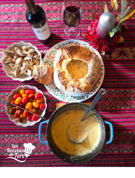 Aperitivo de quesos fundidos con Protos 3er año 2021