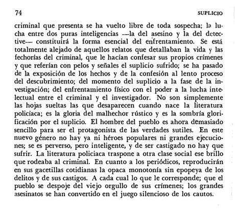 EL NACIMIENTO DE LA NOVELA NEGRA, según Foucault