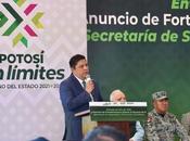 Inversión superior millones pesos refuerza seguridad Luis Potosí durante 2025